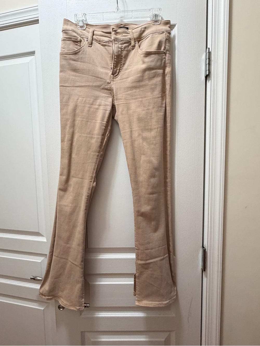 Express Tan High-Rise Jeans